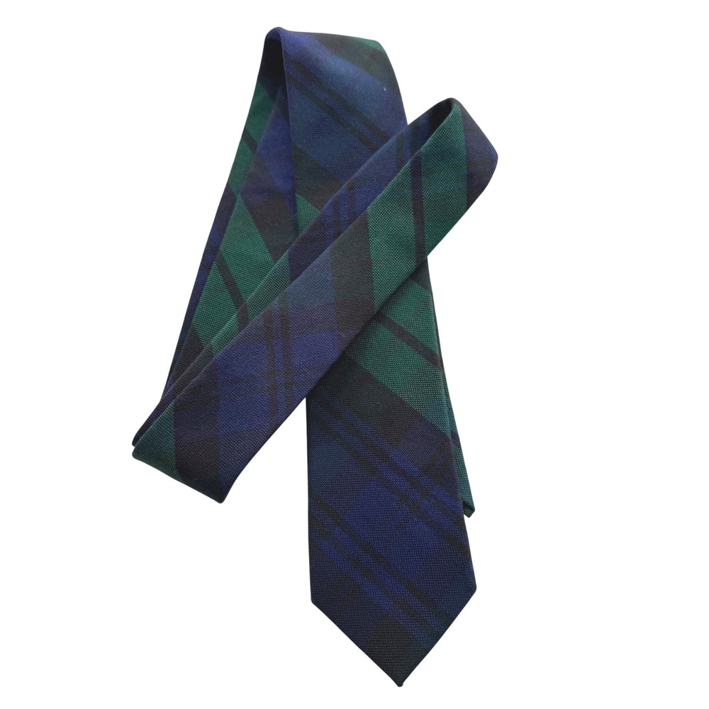 J. Crew Tie Skinny Tartan Plaid